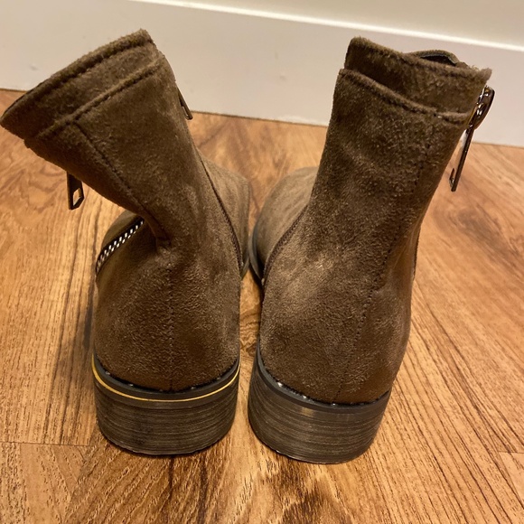 Taupe STREETWEAR SOCIETY Urban Planet Booties (Size 6) - Picture 1 of 7